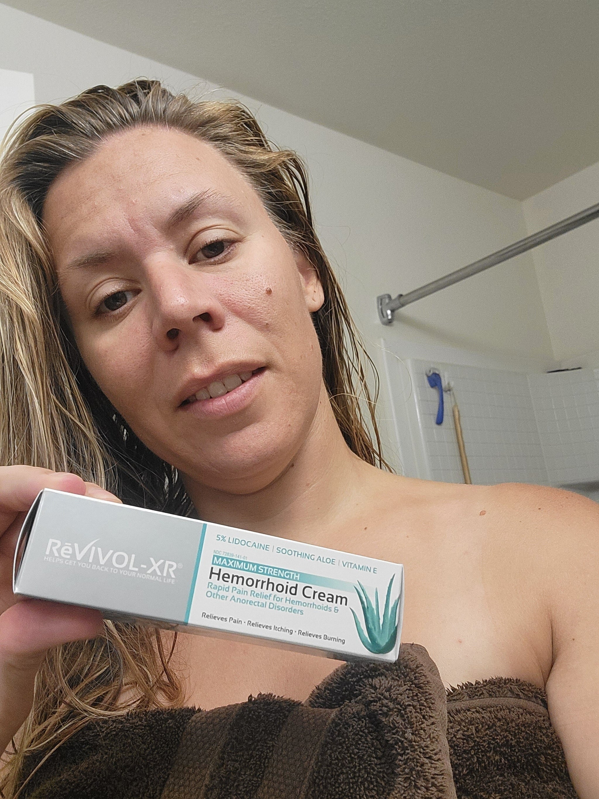 Hemorrhoid Cream with Witch Hazel: Soothe & Heal