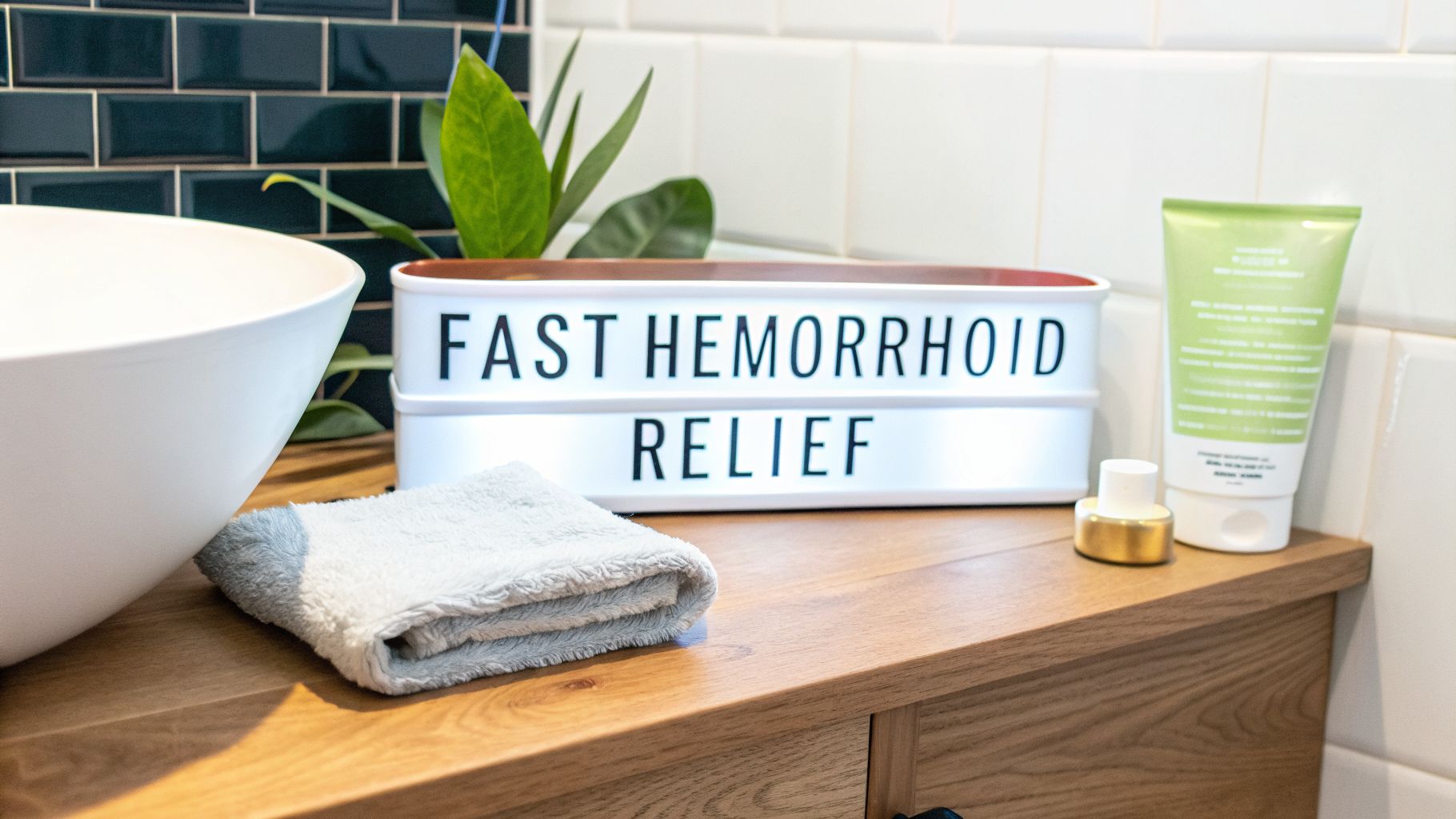 5 Fast Ways to Treat Hemorrhoids at Home ... And Find Relief Today