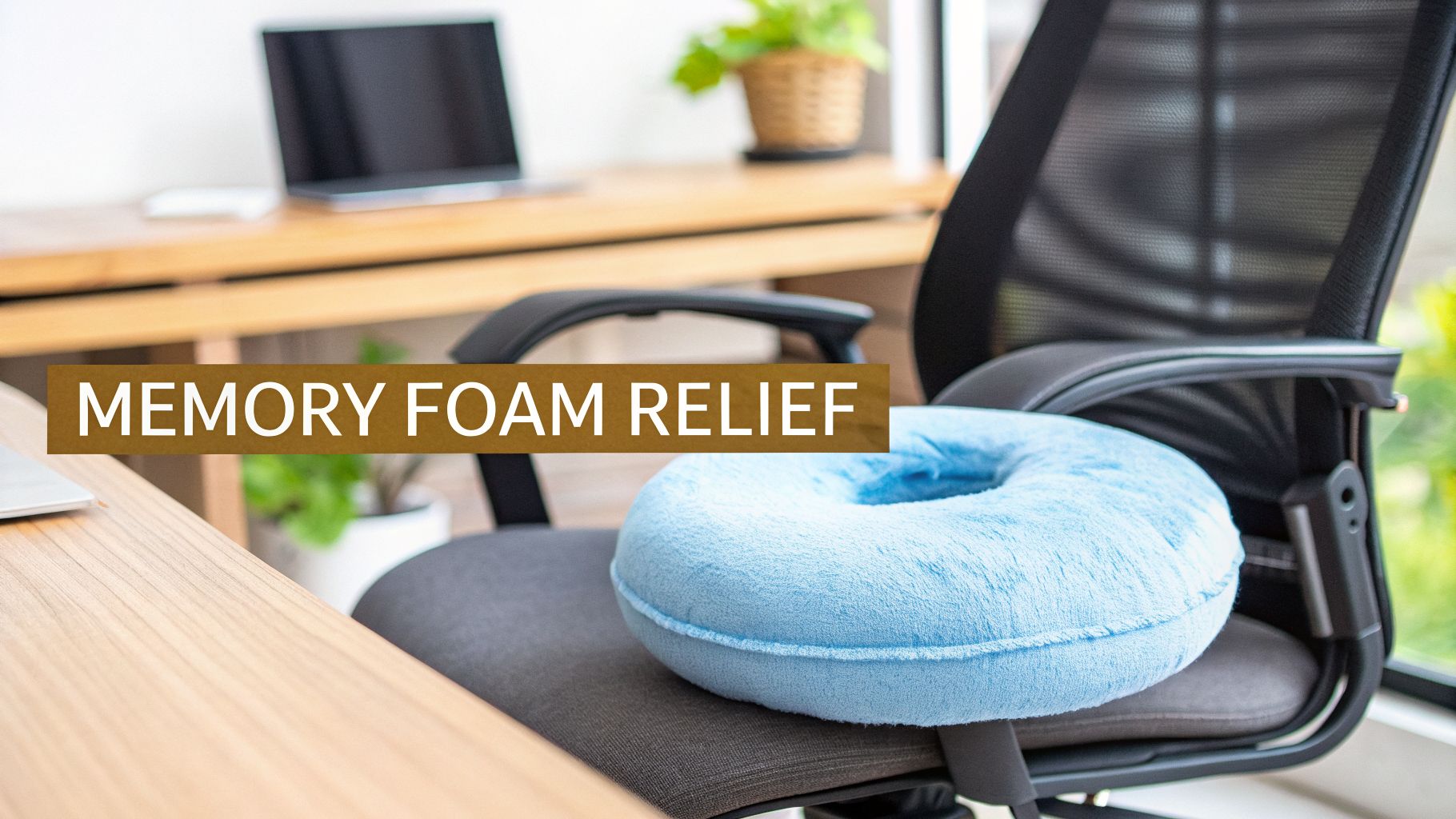 Your Guide to Finding Relief with a Memory Foam Doughnut Cushion