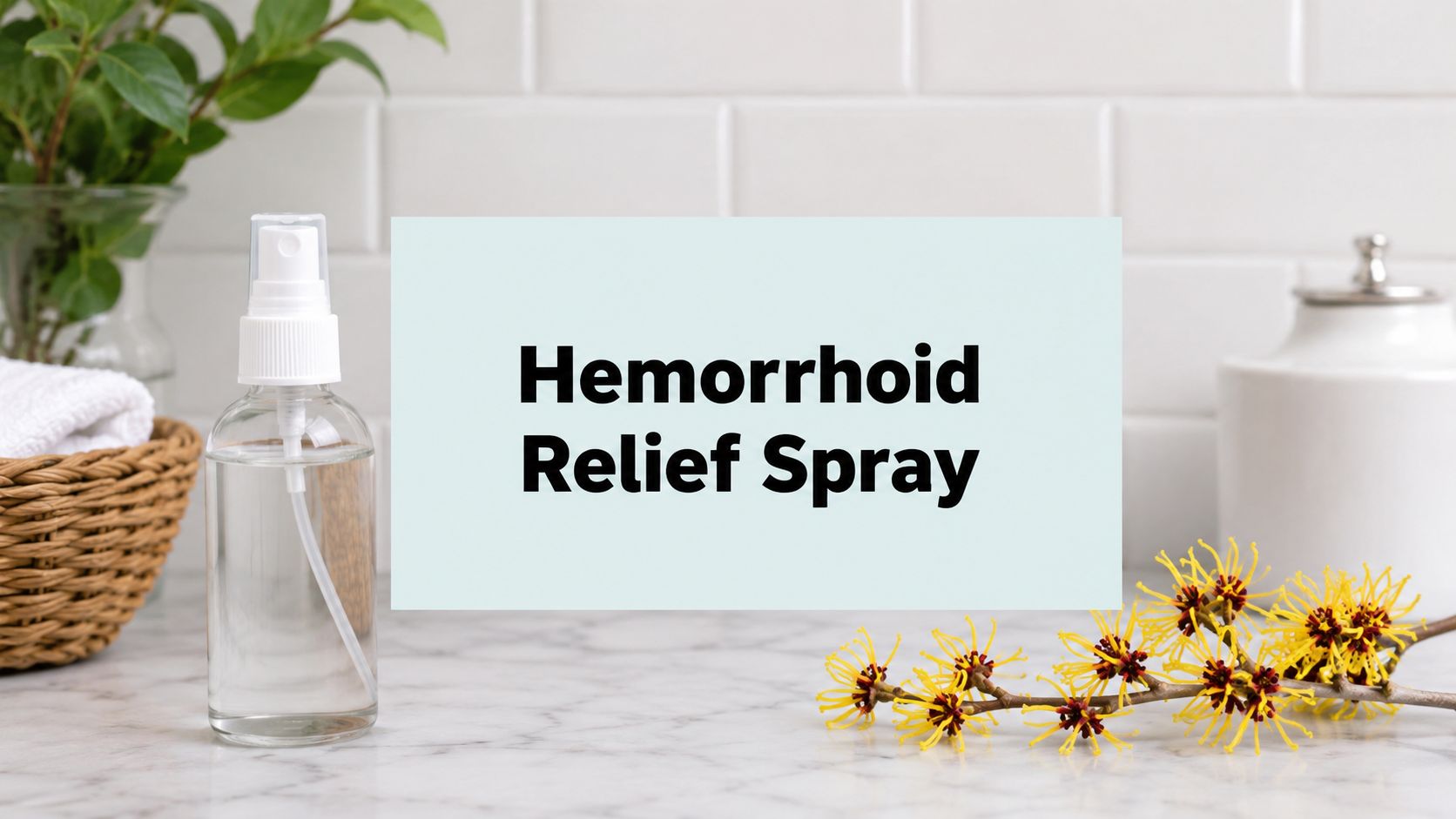Witch Hazel Hemorrhoid Spray: Your Complete Relief Guide