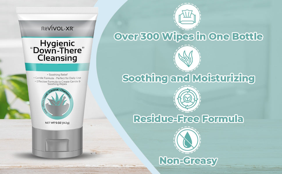Hygienic Cleansing Lotion & Witch Hazel Relief | Revivol-XR